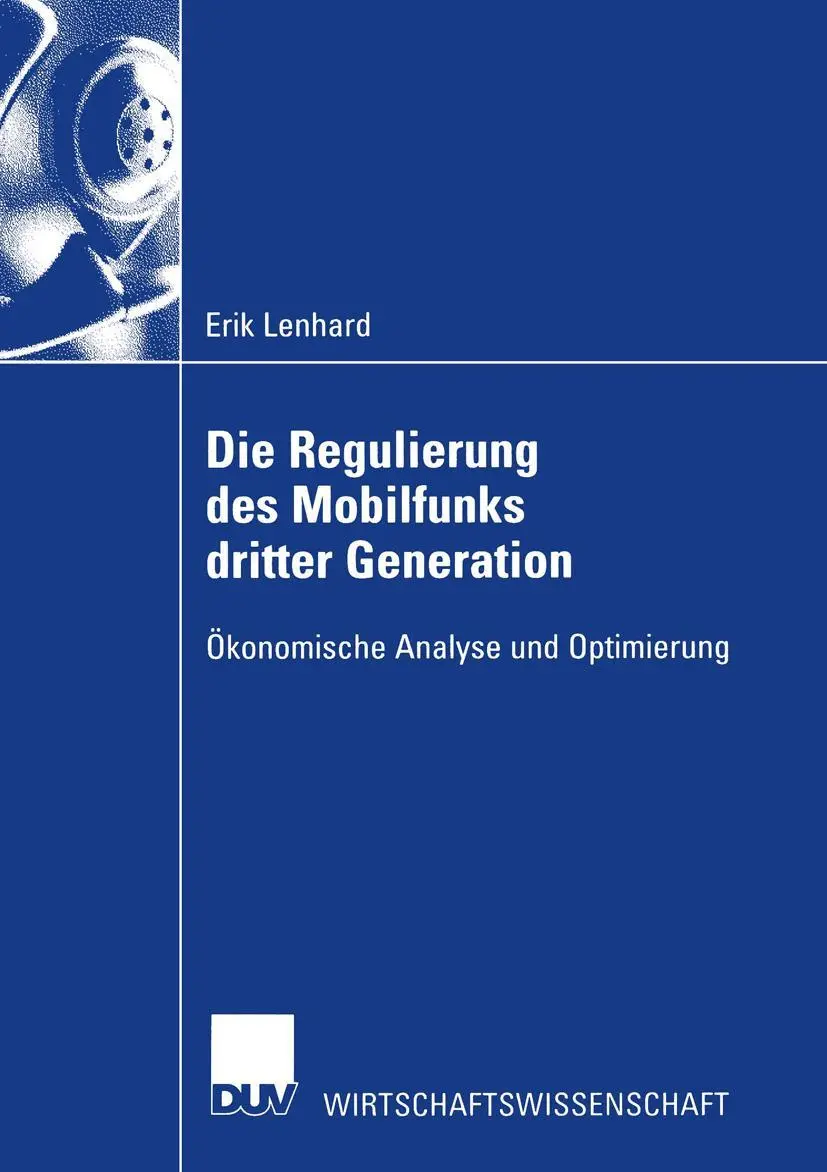 Cover: 9783824406388 | Die Regulierung des Mobilfunks dritter Generation | Erik Lenhard | xx
