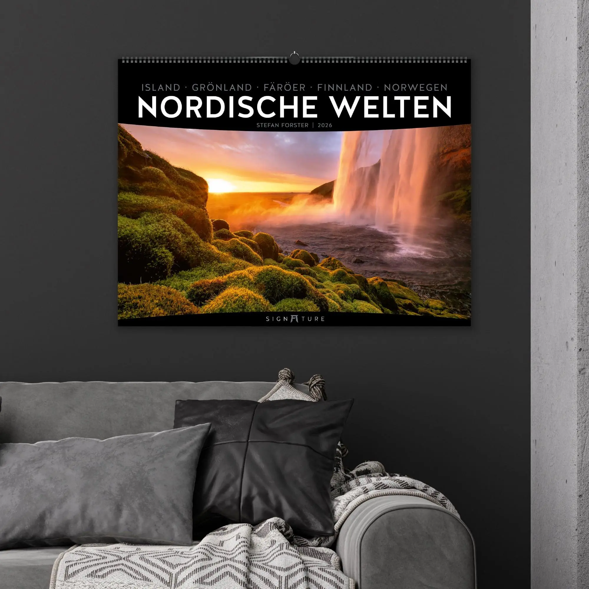Bild: 9783838436388 | Nordische Welten Signature Kalender 2026 | Stefan Forster | Kalender