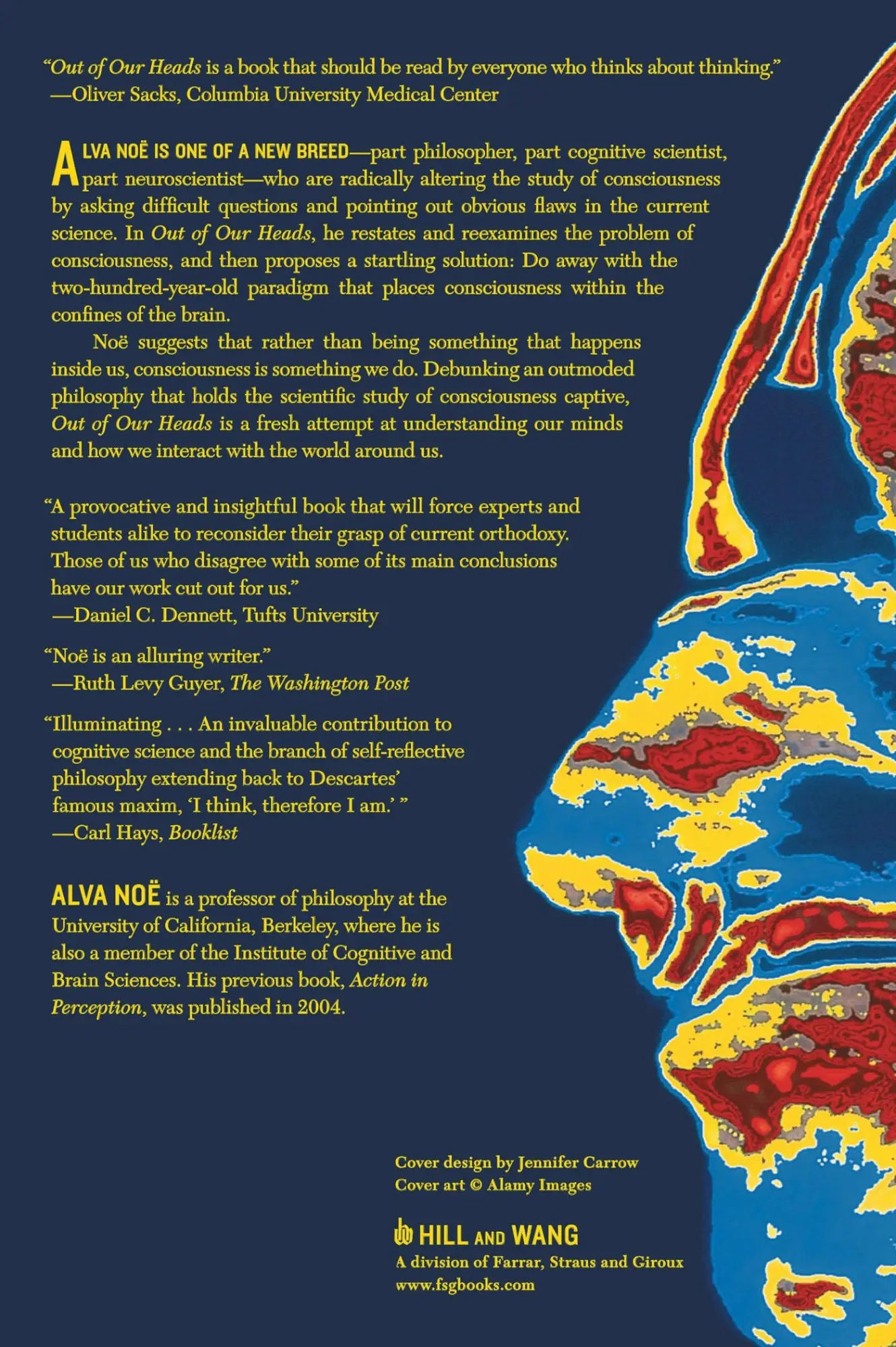 Rückseite: 9780809016488 | Out of Our Heads | Alva Noë | Taschenbuch | XV | Englisch | 2010