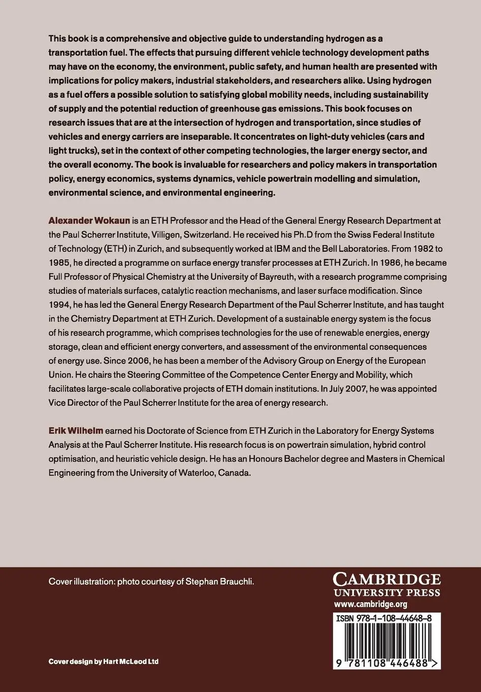 Rückseite: 9781108446488 | Transition to Hydrogen | Alexander Wokaun (u. a.) | Taschenbuch | 2017