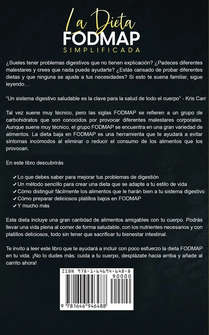 Rückseite: 9781646946488 | La Dieta FODMAP Simplificada | Alex Garrison | Taschenbuch | Spanisch