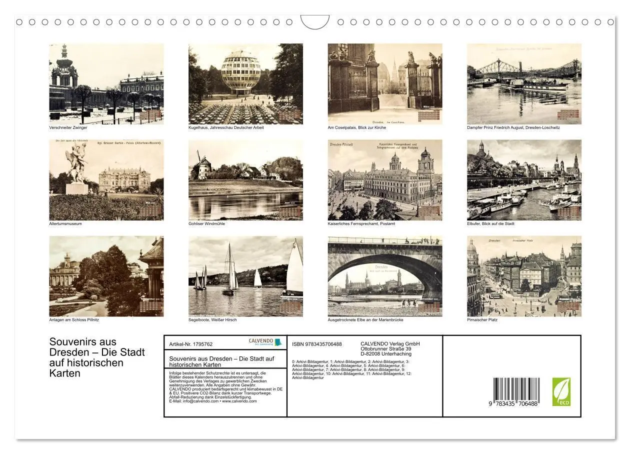 Bild: 9783435706488 | Souvenirs aus Dresden - Die Stadt auf historischen Karten...