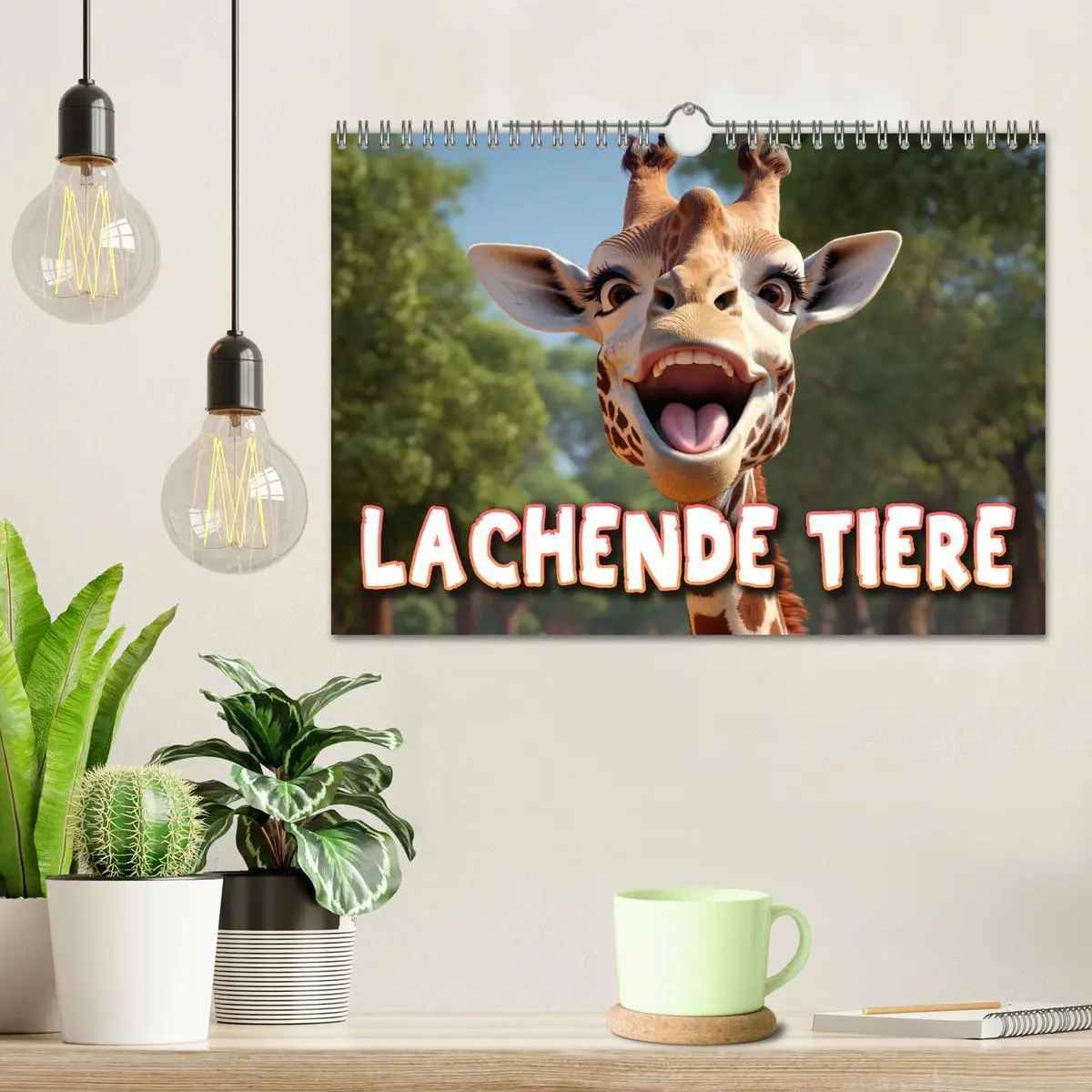 Bild: 9783457346488 | Lachende Tiere (Wandkalender 2026 DIN A4 quer), CALVENDO...