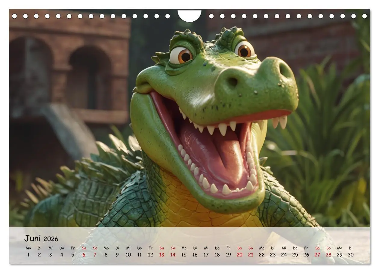 Bild: 9783457346488 | Lachende Tiere (Wandkalender 2026 DIN A4 quer), CALVENDO...