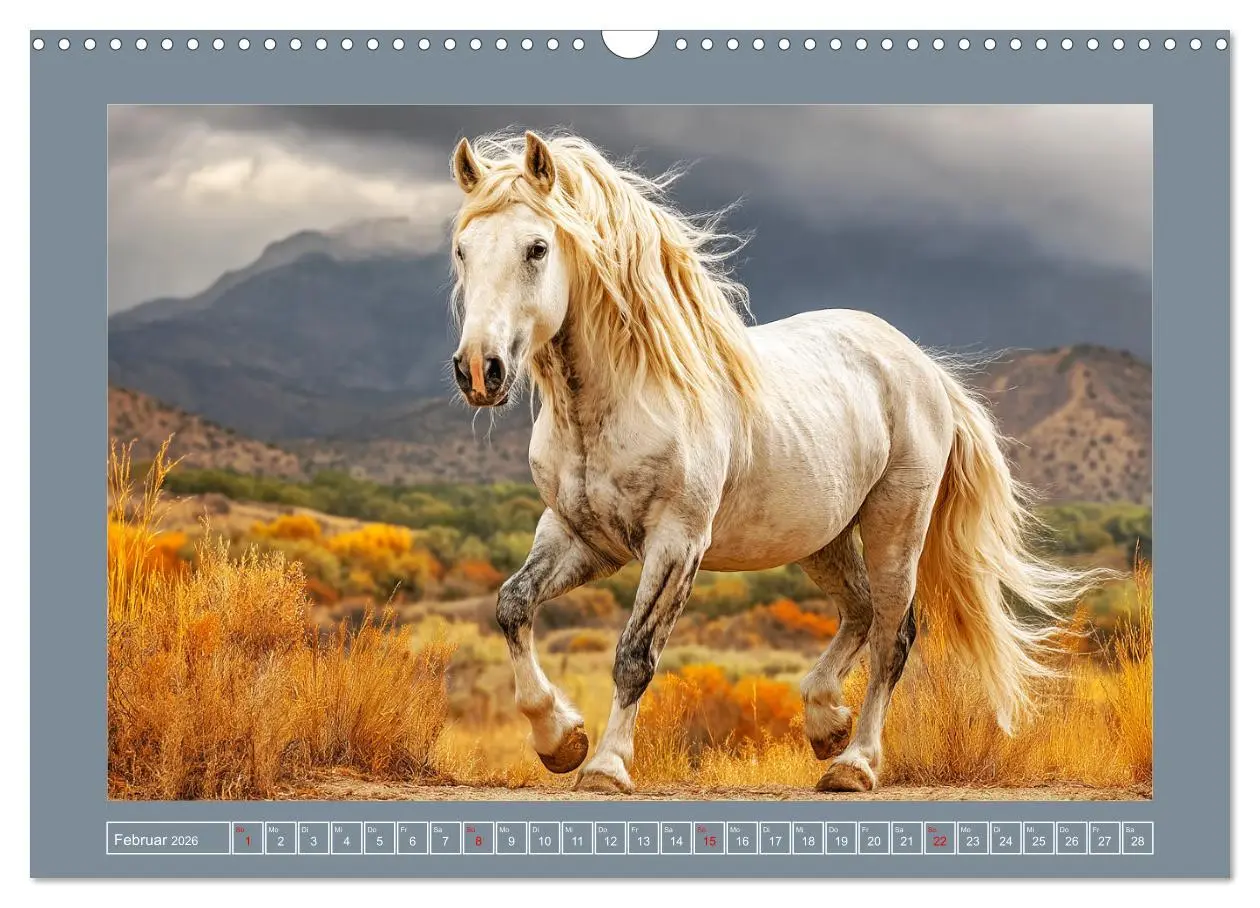Bild: 9783457416488 | Mustangs. Pferde in ihrer wildesten Schönheit (Wandkalender 2026...