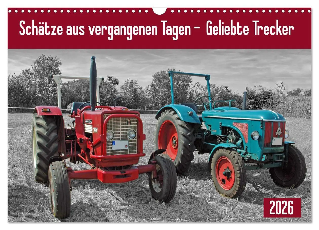 Cover: 9783457726488 | Schätze aus vergangenen Tagen - geliebte Trecker (Wandkalender 2026...