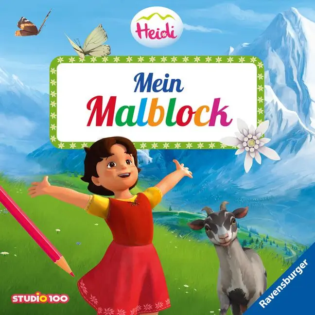 Cover: 9783473496488 | Heidi: Mein Malblock | Studio 100 Media GmbH | Taschenbuch | Heidi