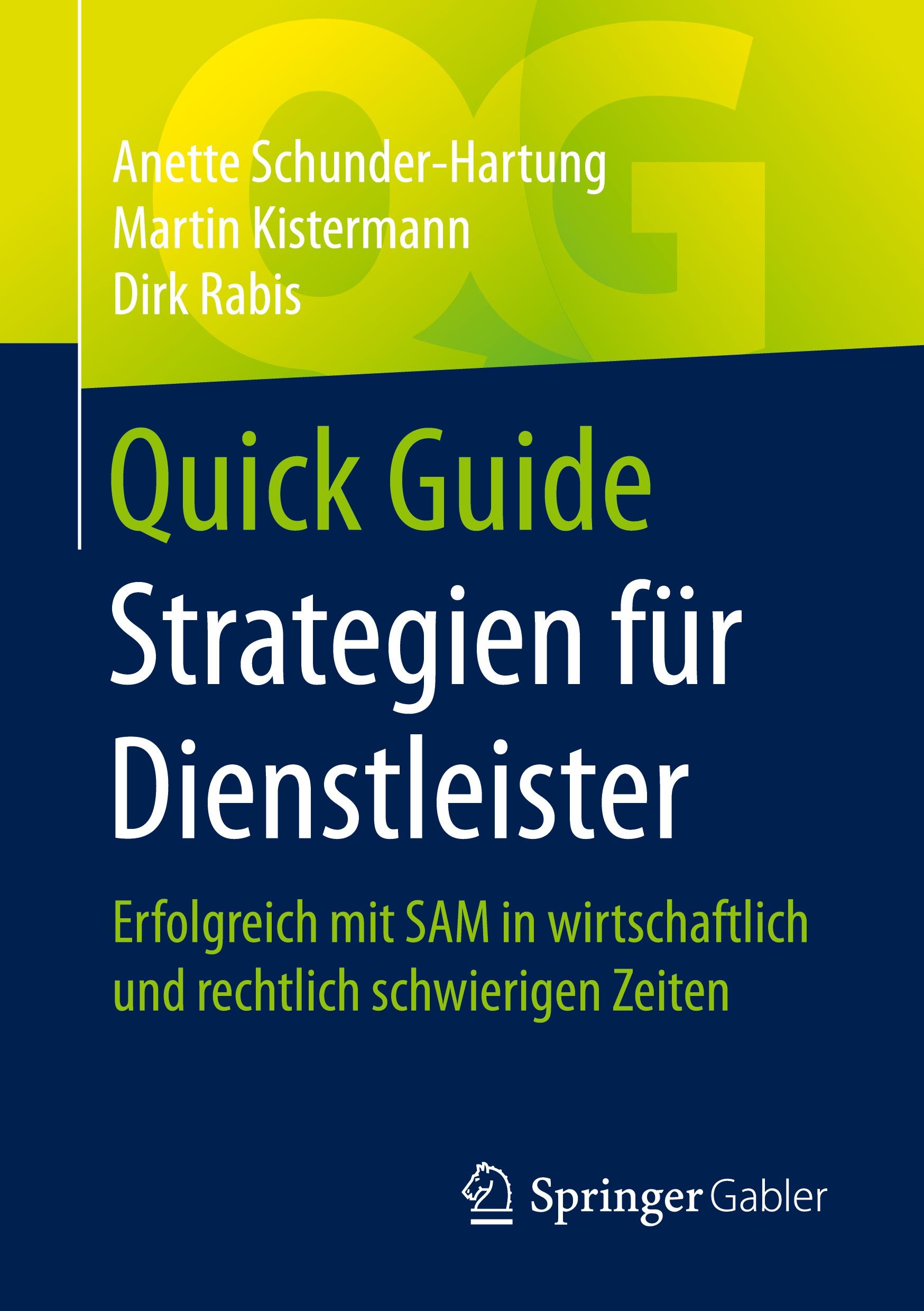 Cover: 9783658316488 | Quick Guide Strategien für Dienstleister | Schunder-Hartung (u. a.)