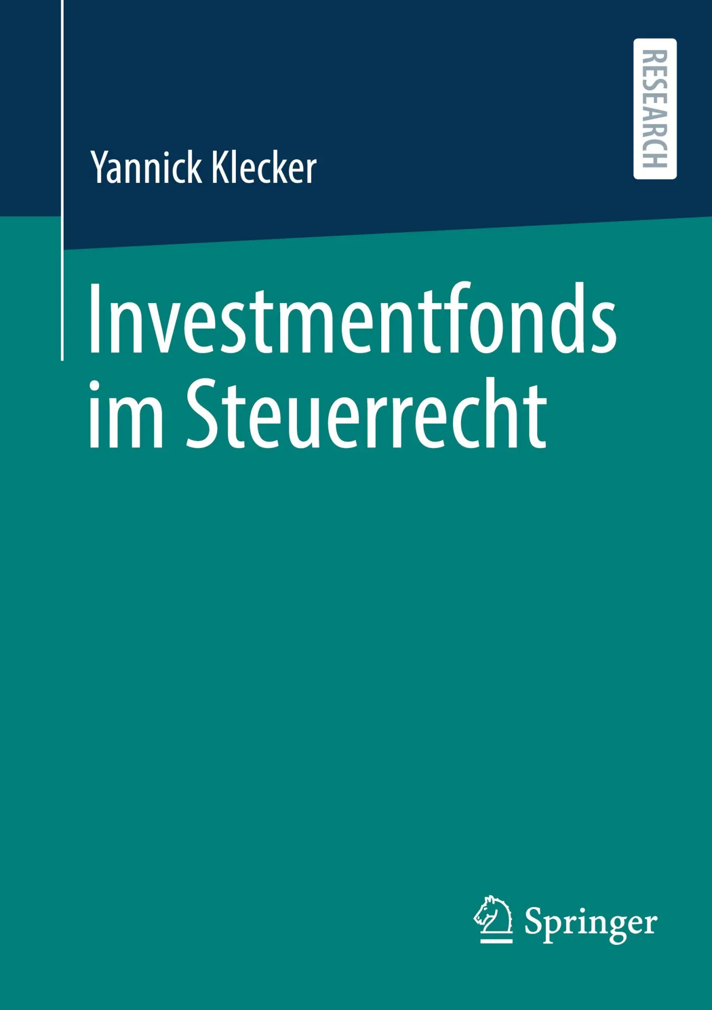 Cover: 9783658486488 | Investmentfonds im Steuerrecht | Yannick Klecker | Taschenbuch | xvii