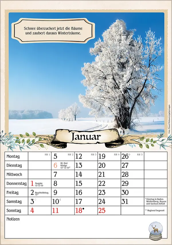 Bild: 9783731886488 | Kalender für Rentner 2026 | Verlag Korsch | Kalender | Spiralbindung