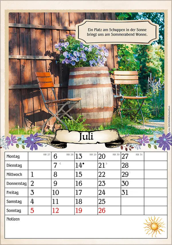 Bild: 9783731886488 | Kalender für Rentner 2026 | Verlag Korsch | Kalender | Spiralbindung