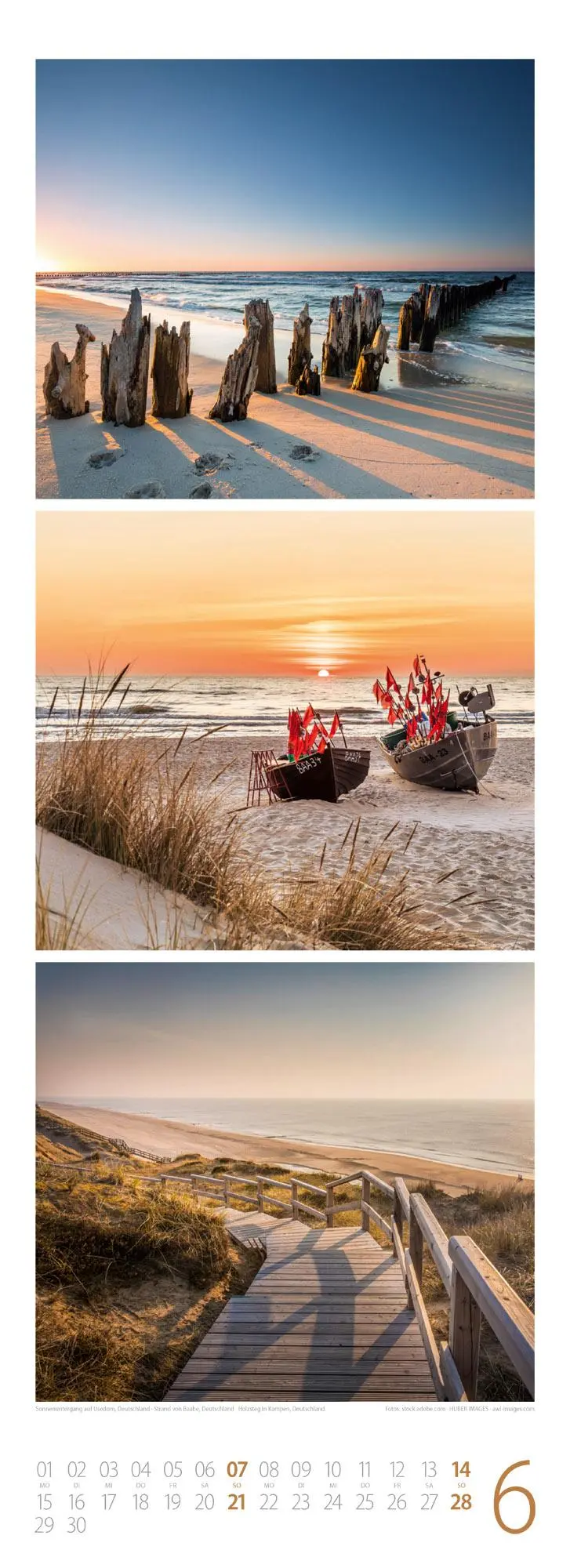 Bild: 9783838426488 | Wellengang Triplet-Kalender 2026 Spaziergang entlang der Küste | GmbH