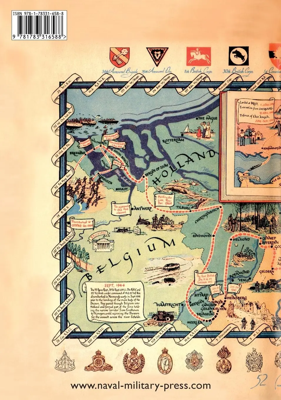 Rückseite: 9781783316588 | MOUNTAIN AND FLOOD | The History of 52nd (Lowland) Division | Blake