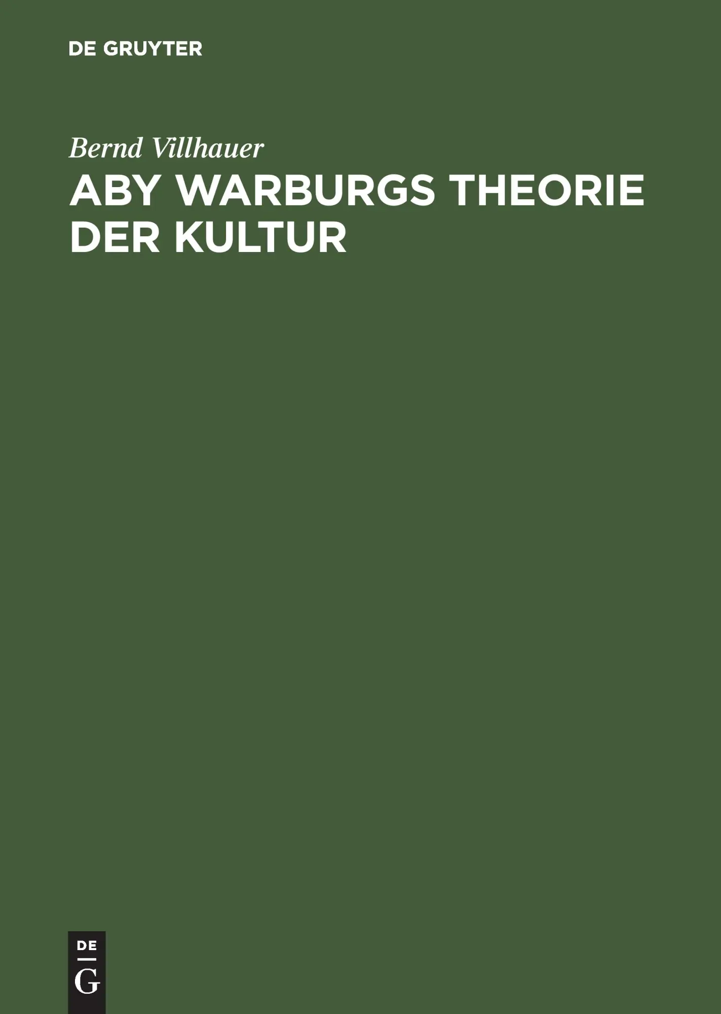 Cover: 9783050036588 | Aby Warburgs Theorie der Kultur | Detail und Sinnhorizont | Villhauer