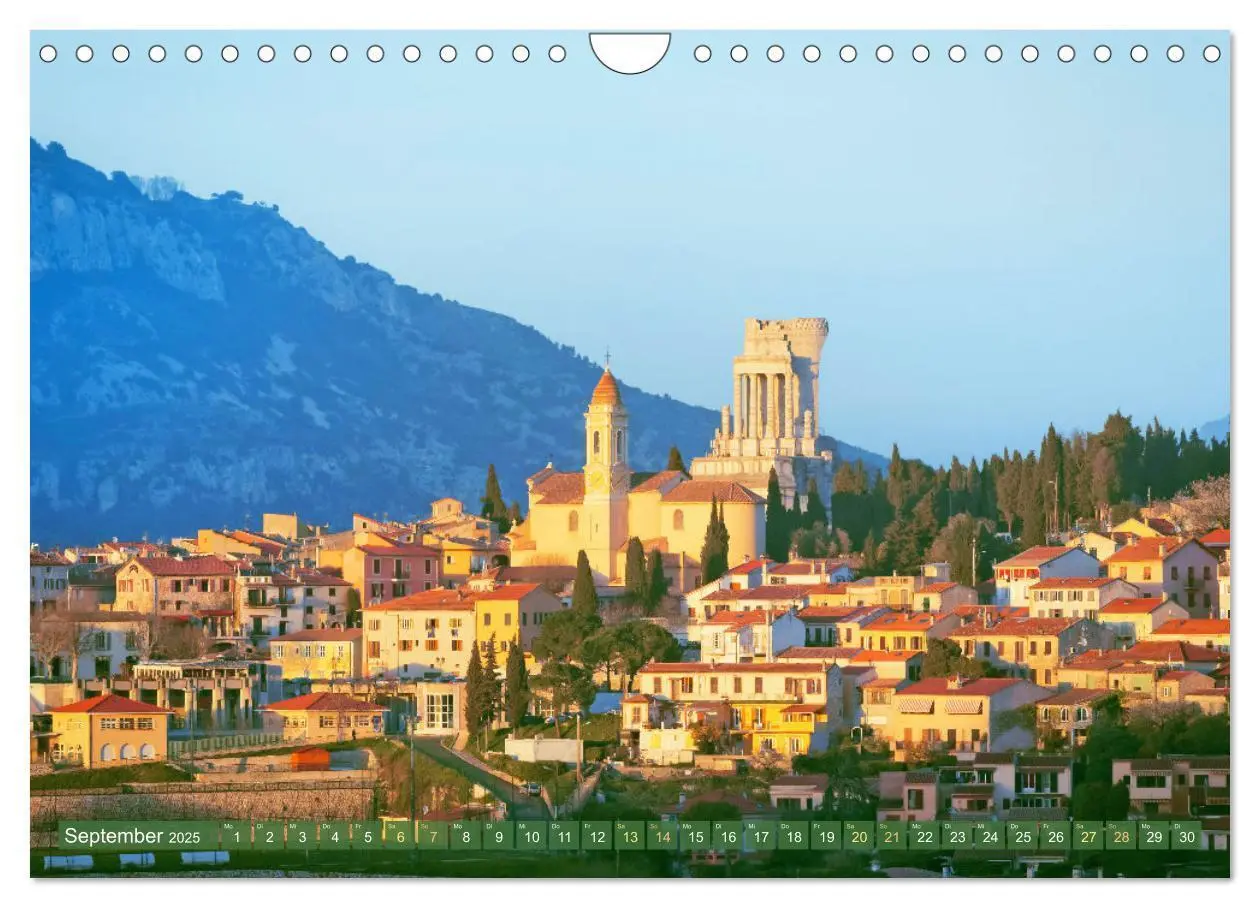 Bild: 9783383776588 | Lebendige Cote d'Azur: Die azurblaue Küste (Wandkalender 2025 DIN...