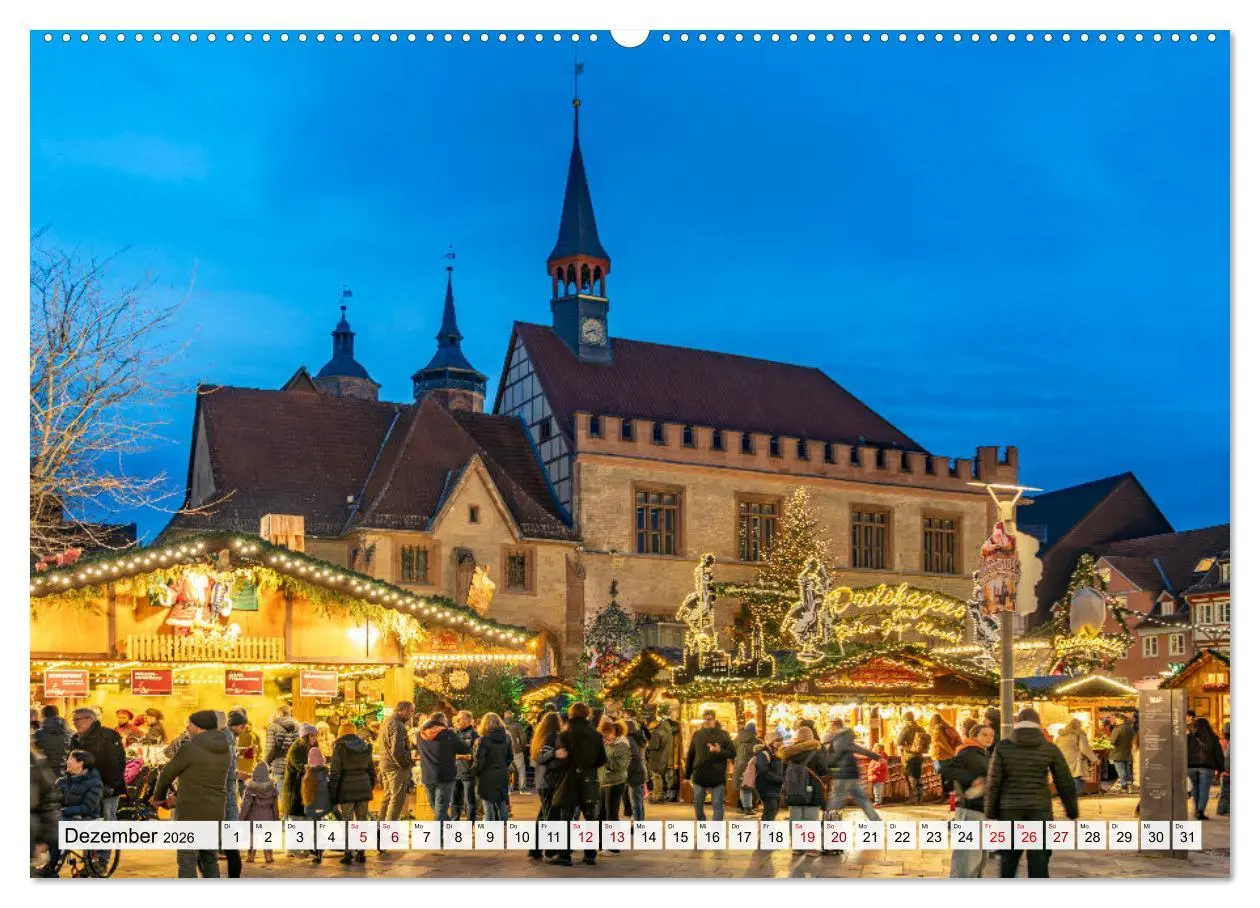 Bild: 9783457266588 | Niedersachsen - Göttingen (hochwertiger Premium Wandkalender 2026...