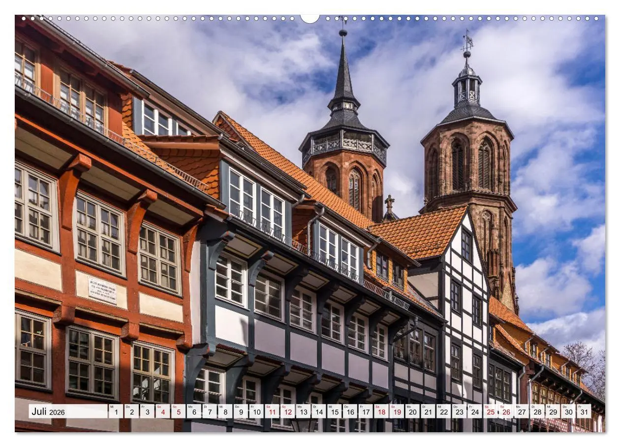 Bild: 9783457266588 | Niedersachsen - Göttingen (hochwertiger Premium Wandkalender 2026...