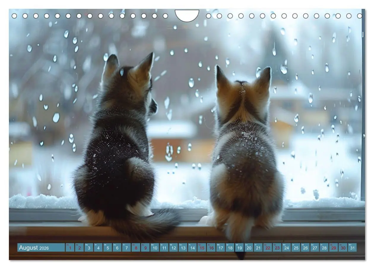 Bild: 9783457336588 | Schlittenhund Träume (Wandkalender 2026 DIN A4 quer), CALVENDO...