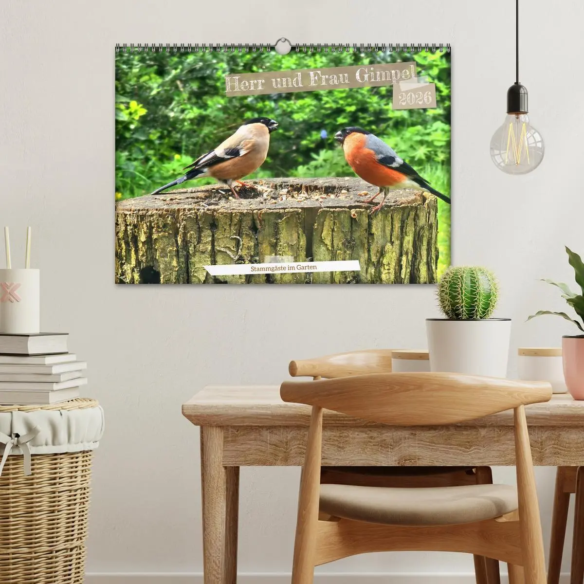 Bild: 9783457406588 | Herr und Frau Gimpel - Stammgäste im Garten (Wandkalender 2026 DIN...