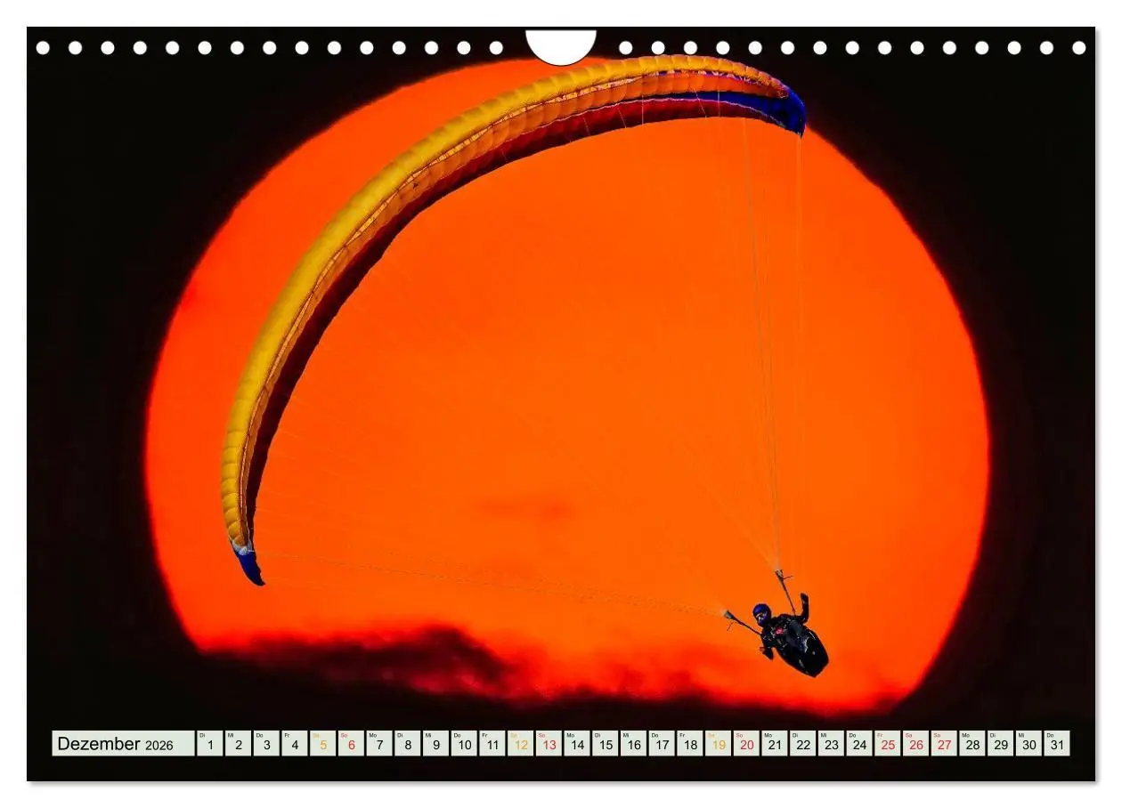 Bild: 9783457956588 | Freiheit und Abenteuer - Paragliding (Wandkalender 2026 DIN A4...