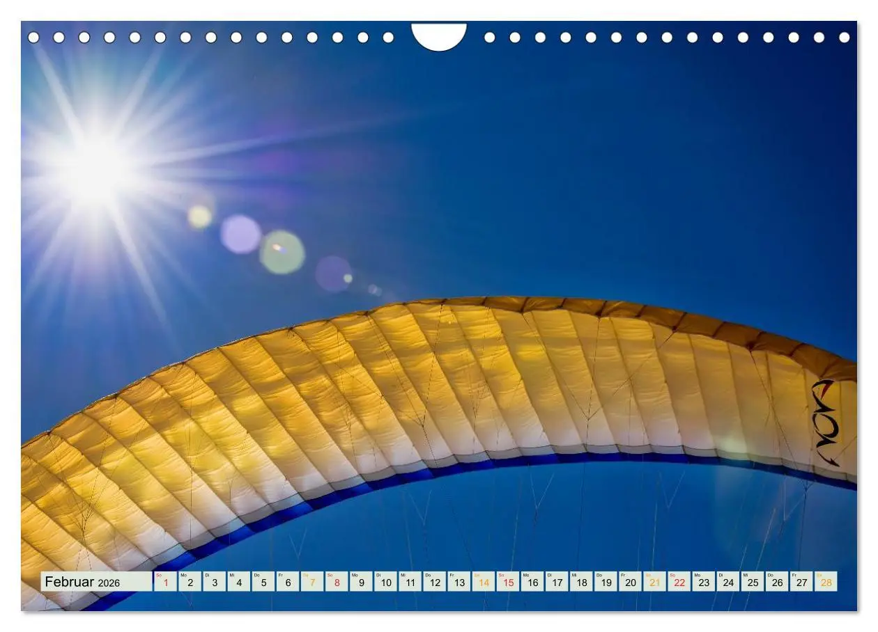 Bild: 9783457956588 | Freiheit und Abenteuer - Paragliding (Wandkalender 2026 DIN A4...