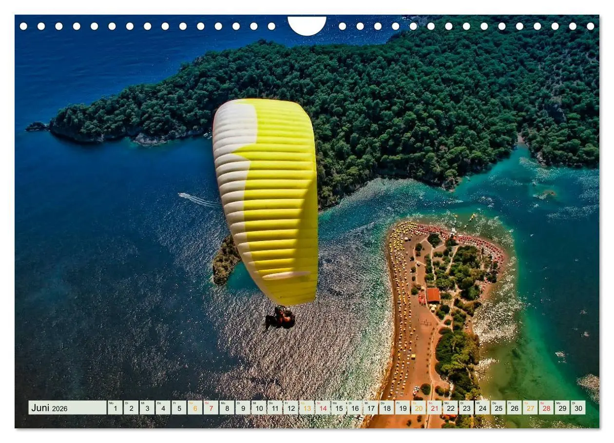 Bild: 9783457956588 | Freiheit und Abenteuer - Paragliding (Wandkalender 2026 DIN A4...