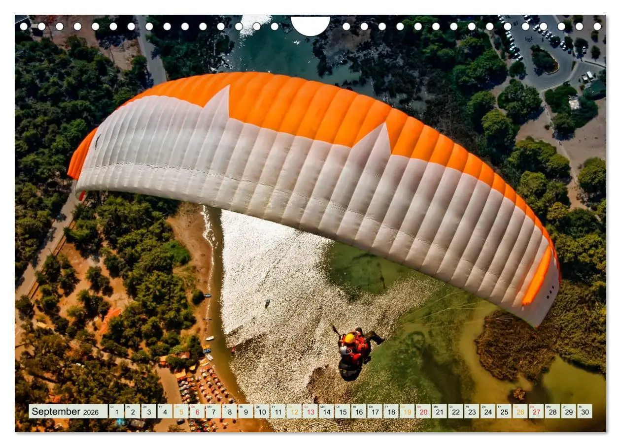 Bild: 9783457956588 | Freiheit und Abenteuer - Paragliding (Wandkalender 2026 DIN A4...