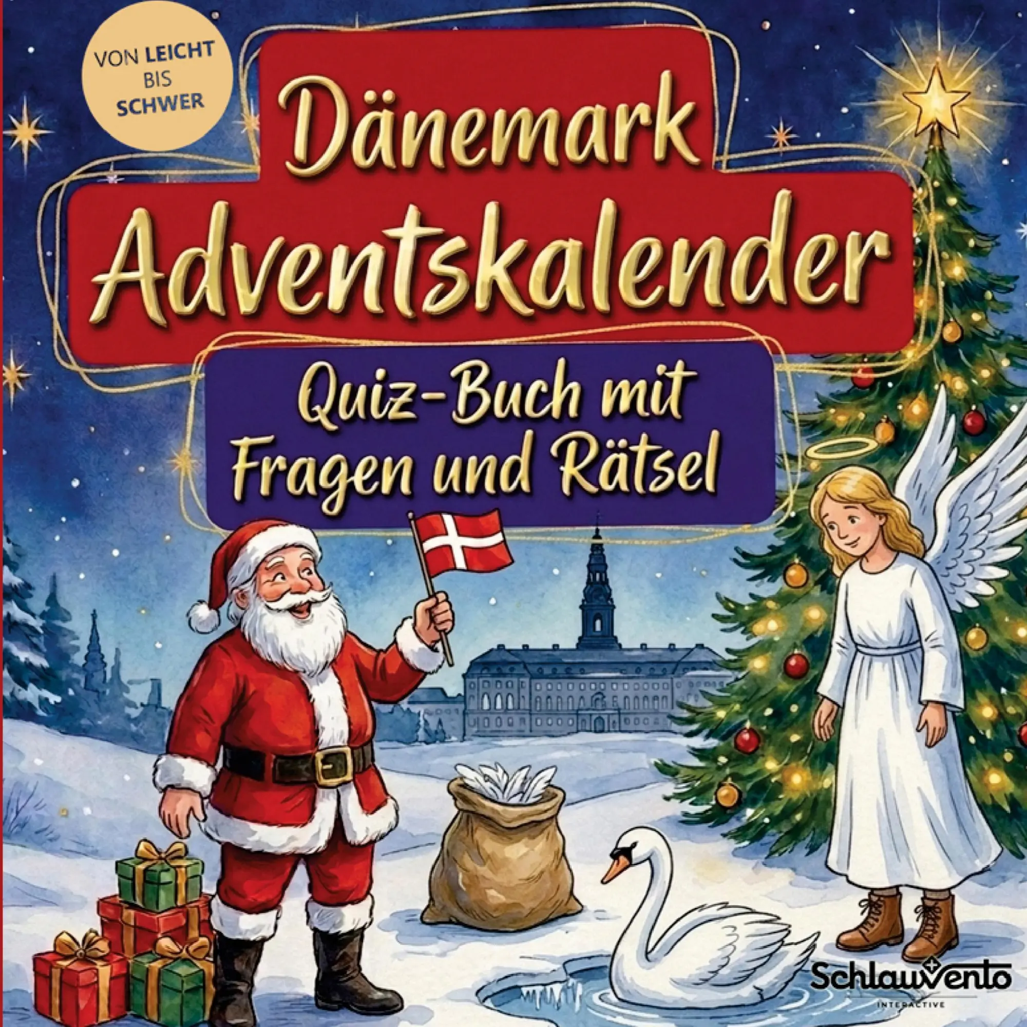 Cover: 9783693196588 | Dänemark-Adventskalender: Quiz-Buch mit Fragen und Rätsel | Buch