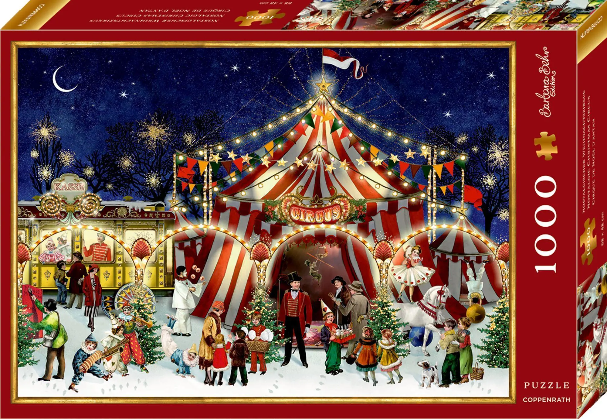 Bild: 4050003956688 | Puzzle - Nostalgischer Weihnachtszirkus. 1000 Teile | Barbara Behr