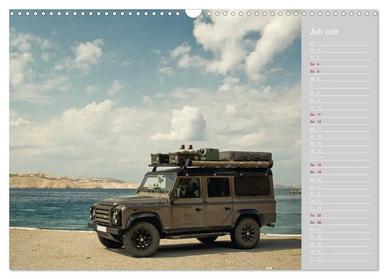 Bild: 9783457876688 | Mit dem 4x4 durch Europa (Wandkalender 2026 DIN A3 quer), CALVENDO...