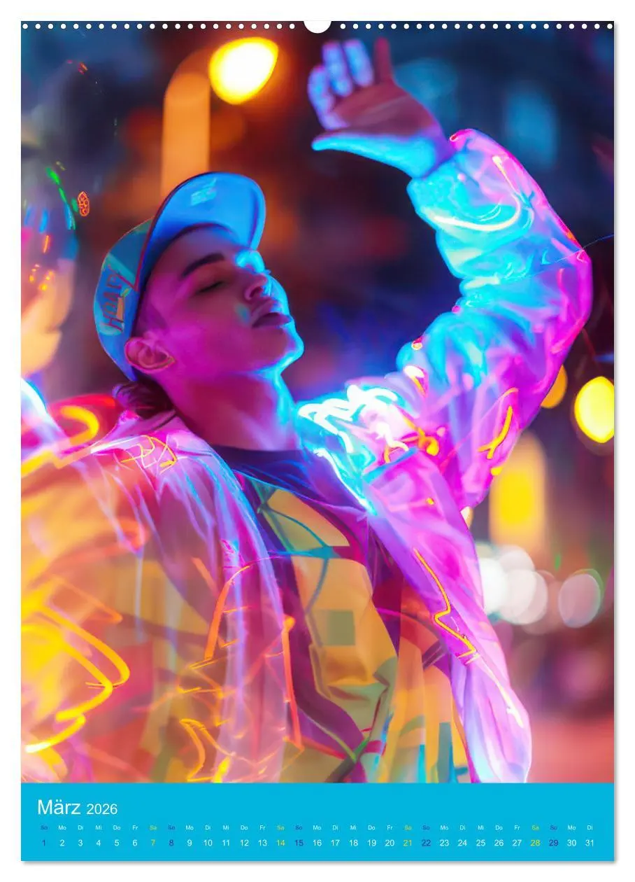 Bild: 9783516276688 | Hip-hop Begeisterung (hochwertiger Premium Wandkalender 2026 DIN A2...