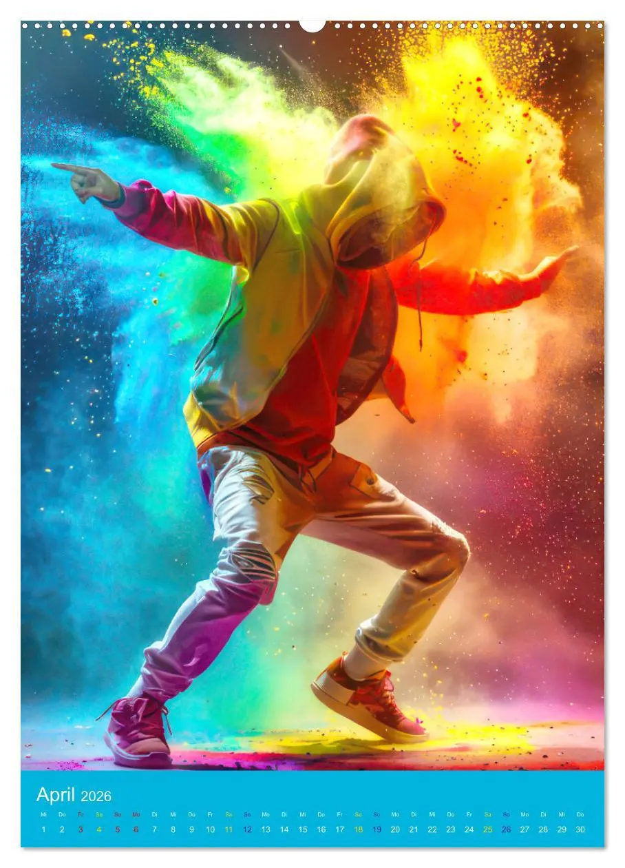 Bild: 9783516276688 | Hip-hop Begeisterung (hochwertiger Premium Wandkalender 2026 DIN A2...