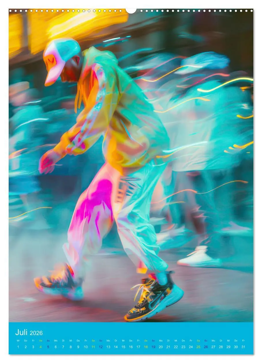 Bild: 9783516276688 | Hip-hop Begeisterung (hochwertiger Premium Wandkalender 2026 DIN A2...