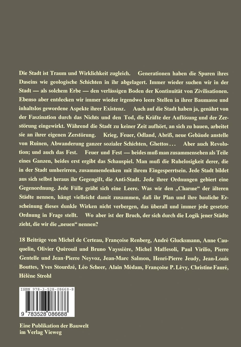 Rückseite: 9783528086688 | Panik Stadt | Wolfgang Braatz (u. a.) | Taschenbuch | iv | Deutsch
