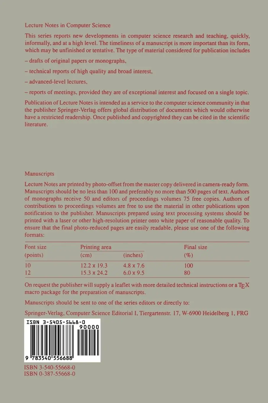 Rückseite: 9783540556688 | ECOOP '92. European Conference on Object-Oriented Programming | Madsen