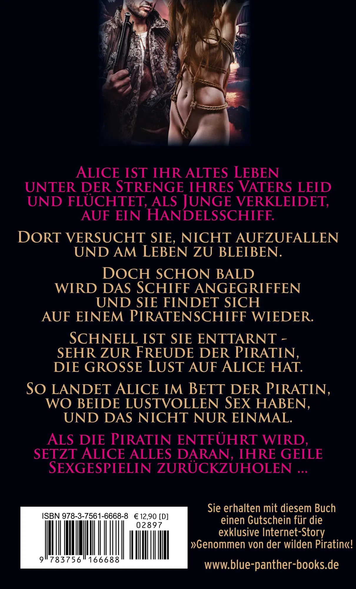 Rückseite: 9783756166688 | Die Liebessklavin der Piraten Historischer Erotik-Roman | K. D. Seed