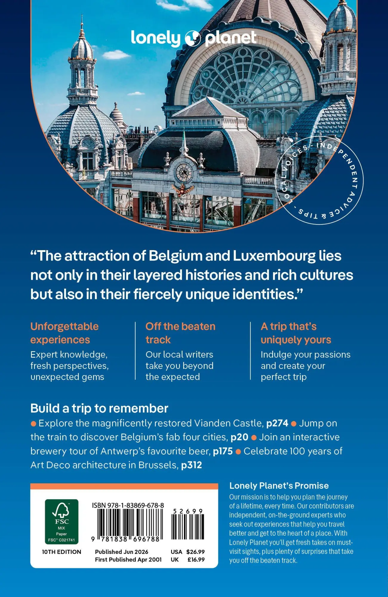 Bild: 9781838696788 | Lonely Planet Belgium &amp; Luxembourg | Mélissa Monaco (u. a.) | Buch