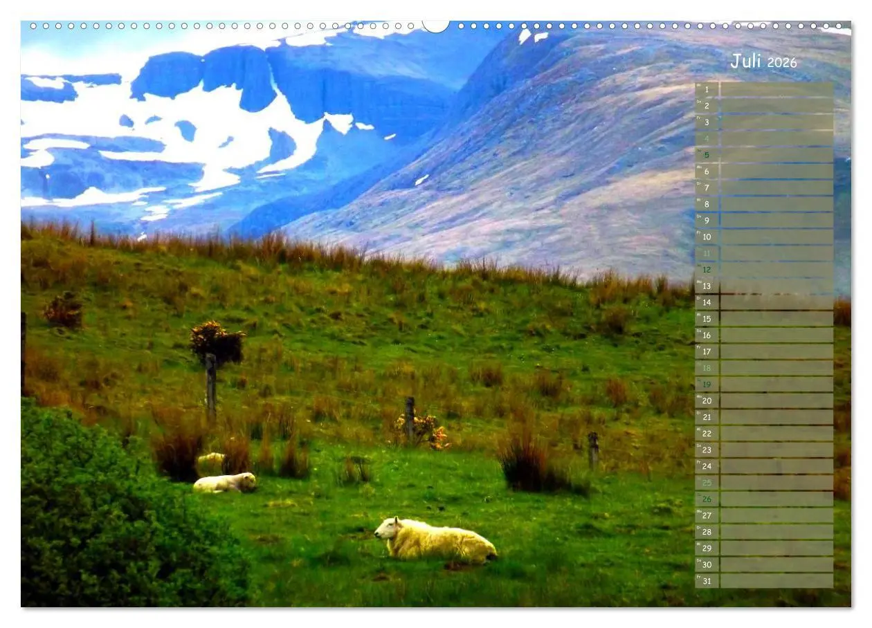 Bild: 9783516196788 | Scotland - Highlands (Wandkalender 2026 DIN A2 quer), CALVENDO...
