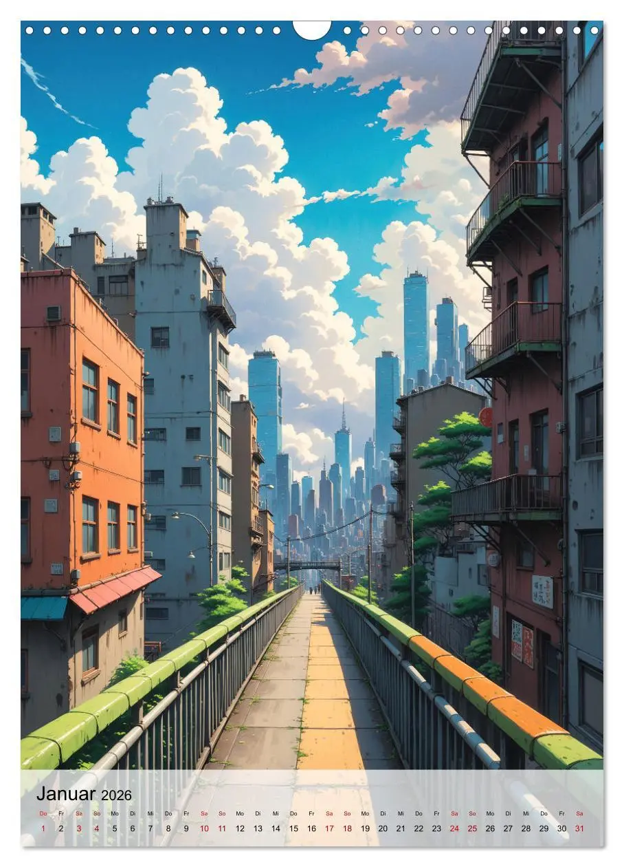 Bild: 9783516266788 | Fantastische Anime Welten (Wandkalender 2026 DIN A3 hoch), CALVENDO...