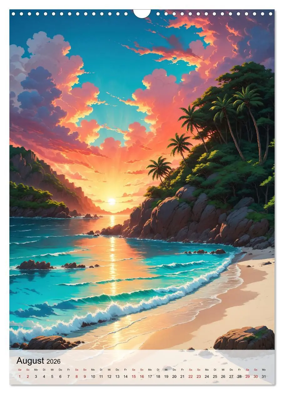 Bild: 9783516266788 | Fantastische Anime Welten (Wandkalender 2026 DIN A3 hoch), CALVENDO...