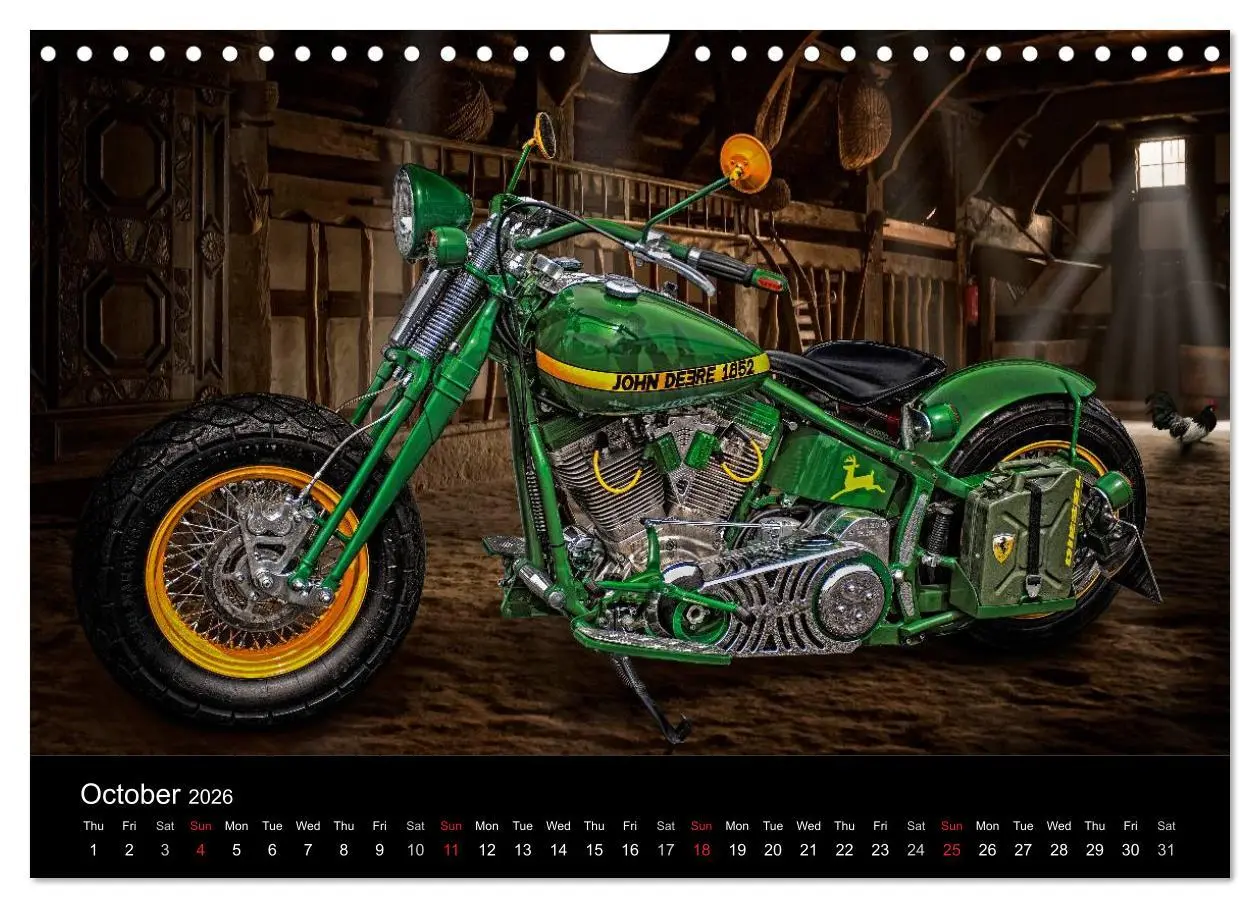 Bild: 9783516576788 | Motorbike Dreams (Wall Calendar 2026 DIN A4 landscape), CALVENDO 12...