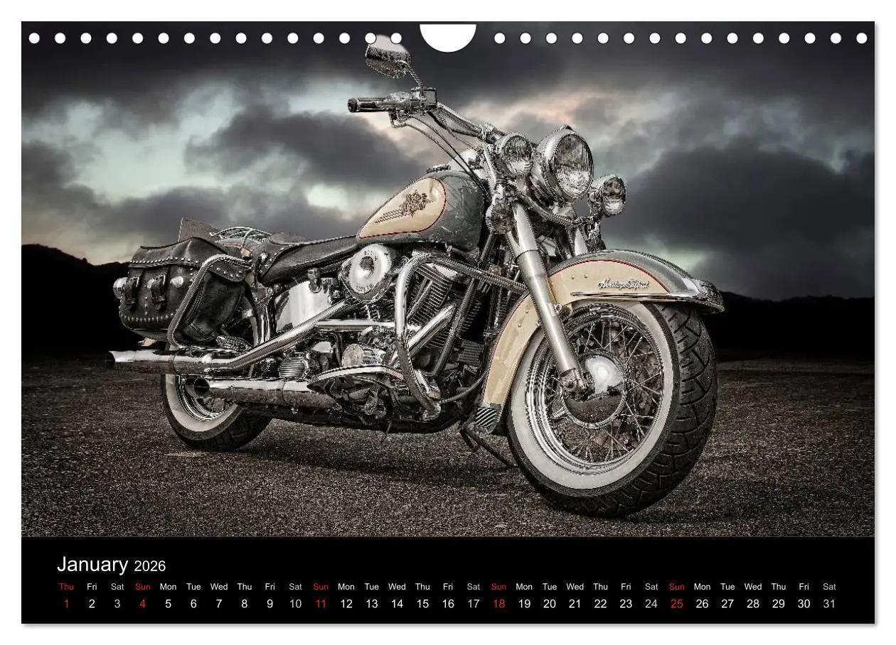Bild: 9783516576788 | Motorbike Dreams (Wall Calendar 2026 DIN A4 landscape), CALVENDO 12...