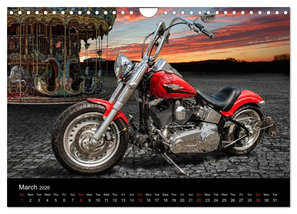 Bild: 9783516576788 | Motorbike Dreams (Wall Calendar 2026 DIN A4 landscape), CALVENDO 12...