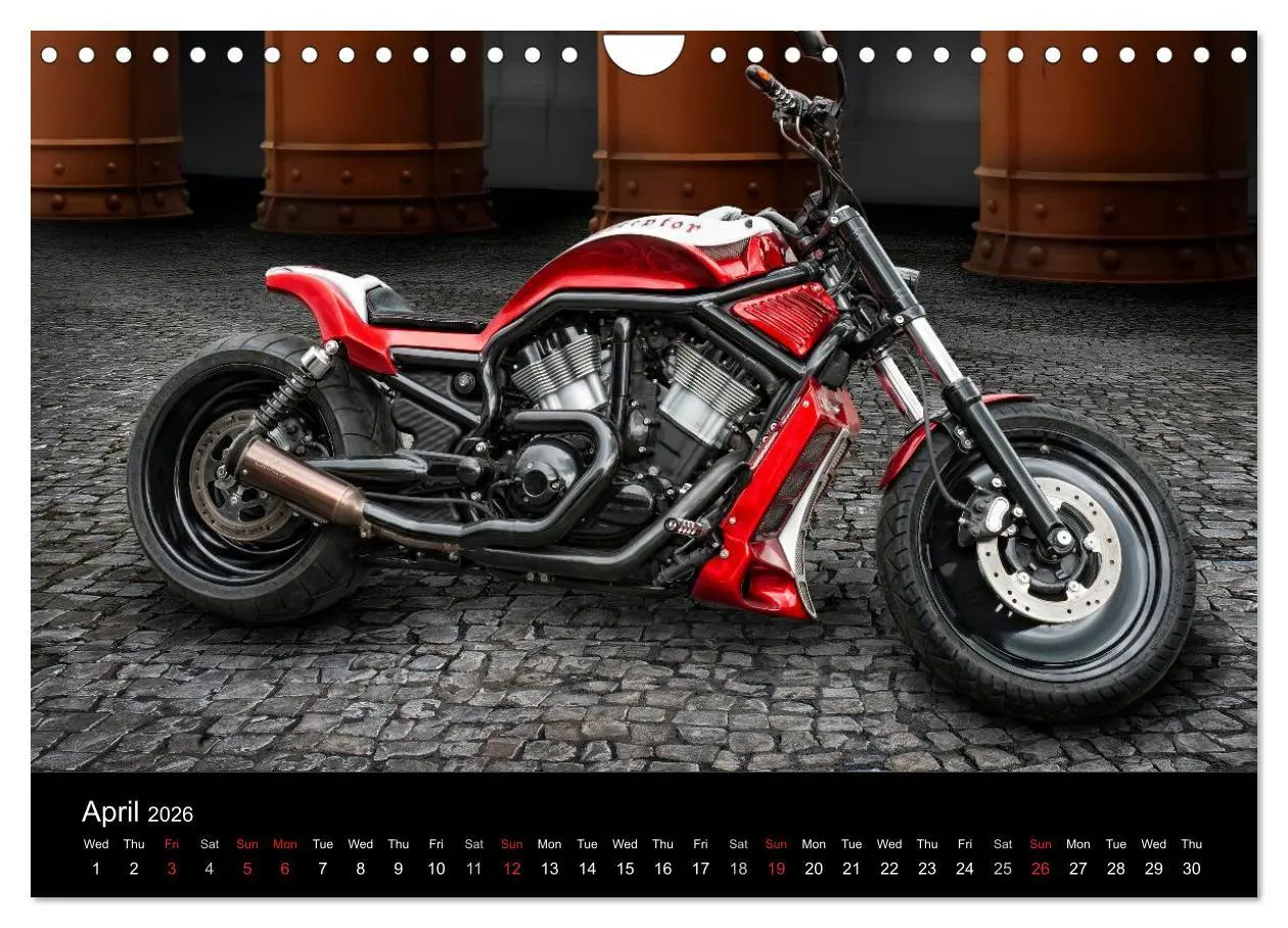 Bild: 9783516576788 | Motorbike Dreams (Wall Calendar 2026 DIN A4 landscape), CALVENDO 12...