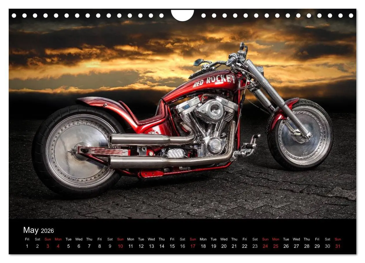 Bild: 9783516576788 | Motorbike Dreams (Wall Calendar 2026 DIN A4 landscape), CALVENDO 12...