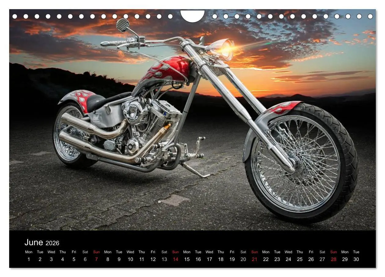 Bild: 9783516576788 | Motorbike Dreams (Wall Calendar 2026 DIN A4 landscape), CALVENDO 12...