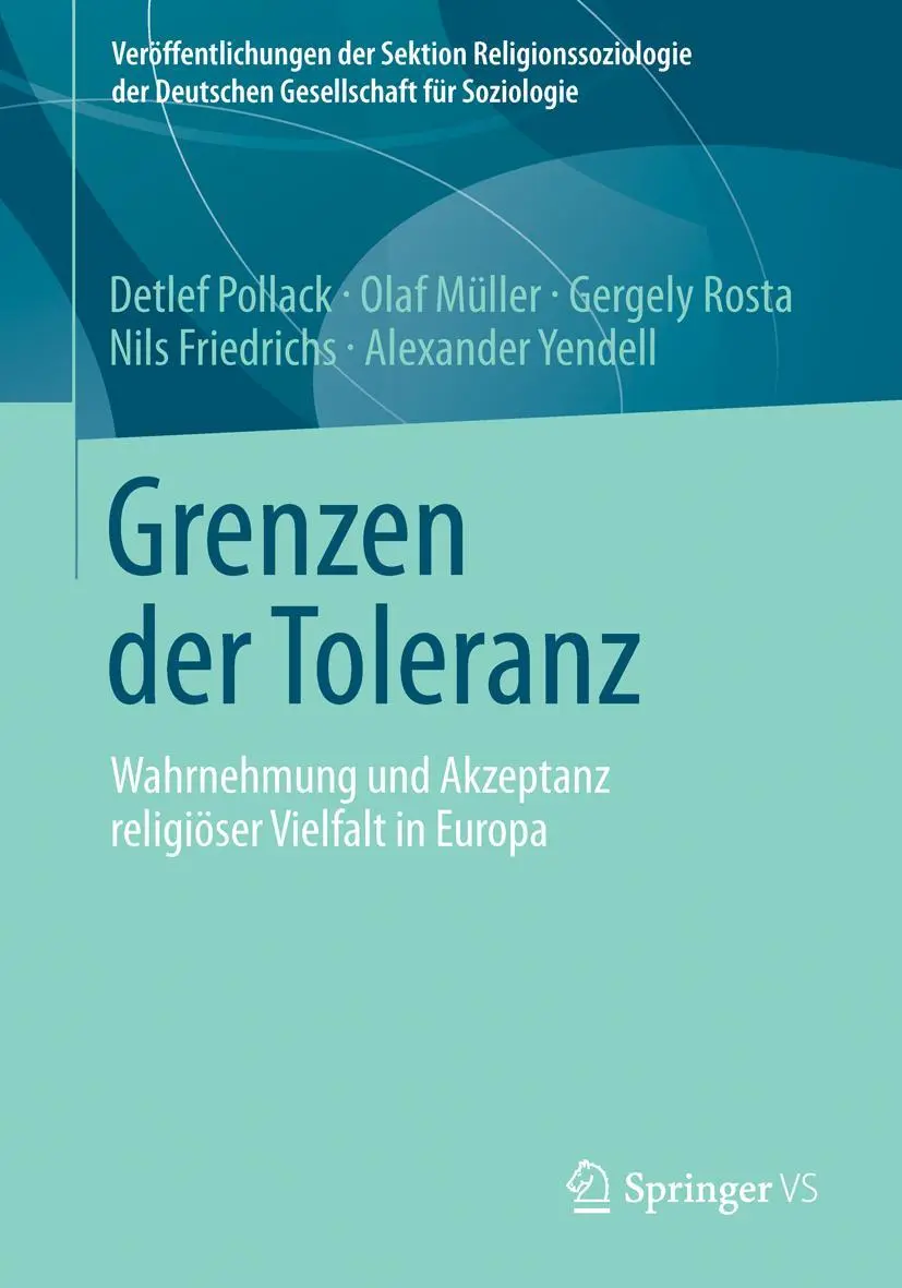 Cover: 9783531186788 | Grenzen der Toleranz | Detlef Pollack (u. a.) | Taschenbuch | xii