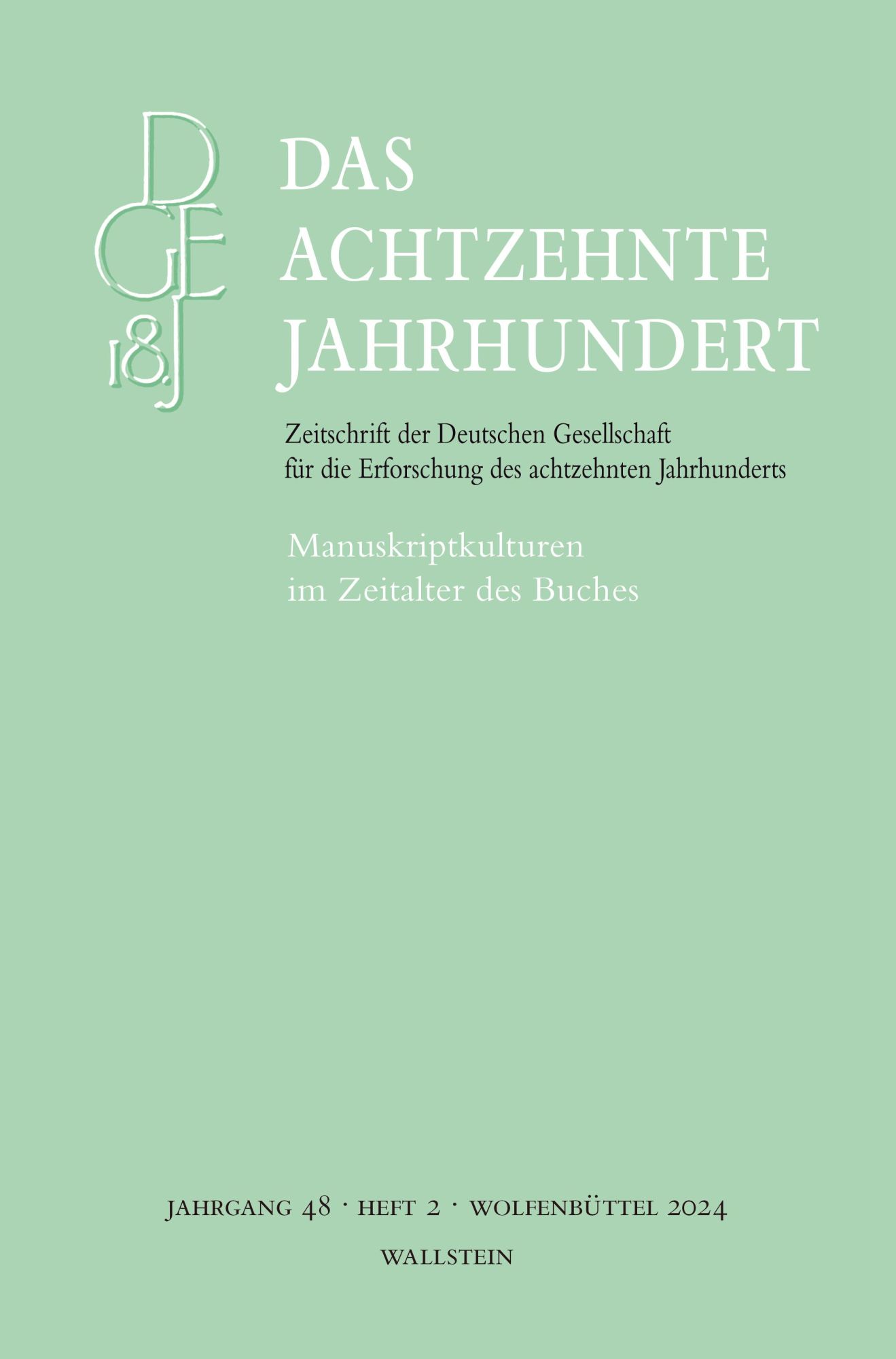 Cover: 9783835356788 | Das achtzehnte Jahrhundert | May Mergenthaler (u. a.) | Taschenbuch
