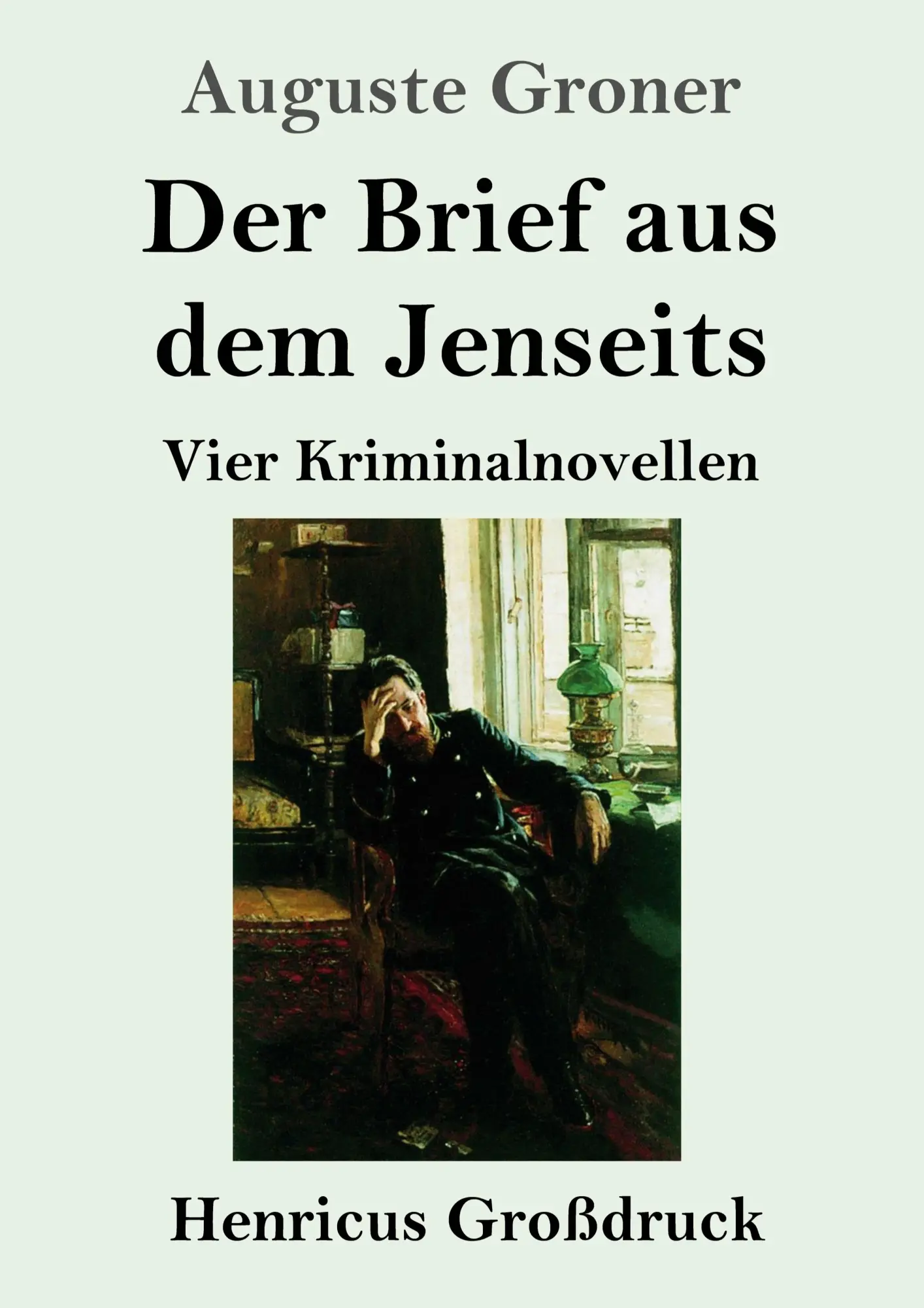 Cover: 9783847856788 | Der Brief aus dem Jenseits (Großdruck) | Vier Kriminalnovellen | Buch