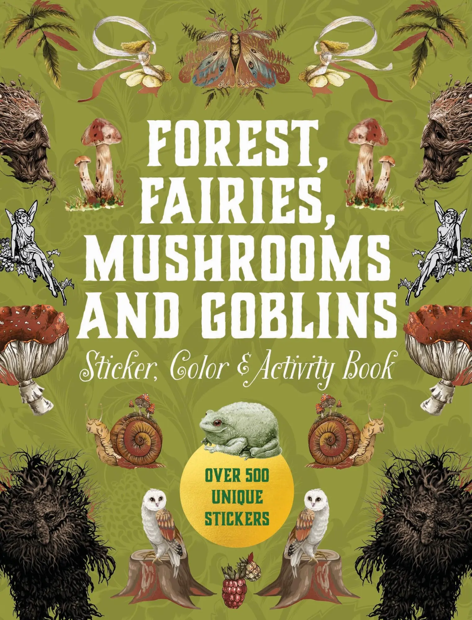 Cover: 9780785846888 | Forest, Fairies, Mushrooms and Goblins Sticker, Color &amp; Activity Book